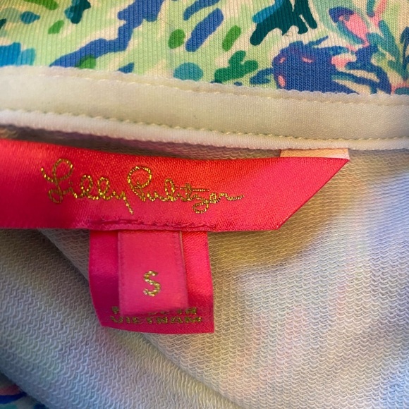 Lily Pulitzer 1/2 zip Popover Beach Skipper Shells Starfish Pullover - Picture 11 of 12